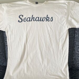 UNCW Seahawks White Short Sleeve Tee